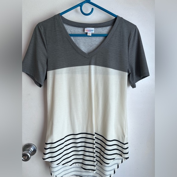 Lularoe Tee Colorblock - Picture 1 of 4